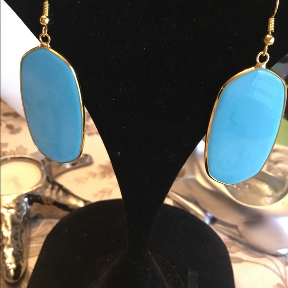 FINAL PAIR~Black Onyx- 18KT Oval dangle EARRINGS💥 - Picture 4 of 4